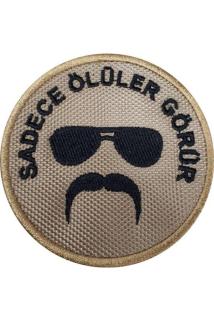 Sadece Ölüler Görür Nakış Işleme Arma Patch 8x8 Cm