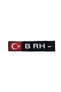 B Rh (-) Türk Bayraklı Patches Arma Peç Kot Yaması